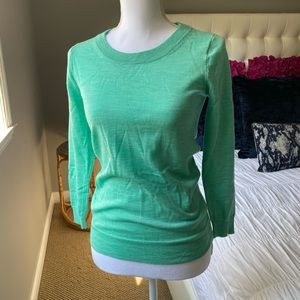J. Crew Tippi Wool Sweater Aqua Blue